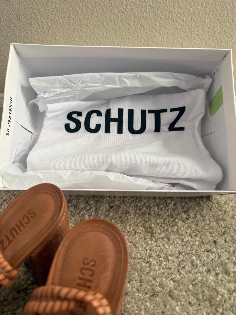 SCHUTZ Woven Block Heel Sandals - Picture 7 of 7
